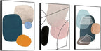 MPLONG Aesthetic Wall Art Large size 24" x 32" x 3 Panels Of Framed Decorative - Image 2