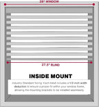 LOTUS & WINDOWARE Cordless Mini Blind, Window Blinds - Image 4