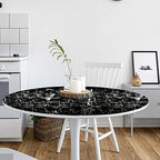 Arthome Black Marble Contact Paper, Peel and Stick Black Paper, Self Adhesive - Image 3