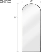 Full Length Mirror, Extra Large Wall Mirrors, Arch-Top Mirrors - Image 4