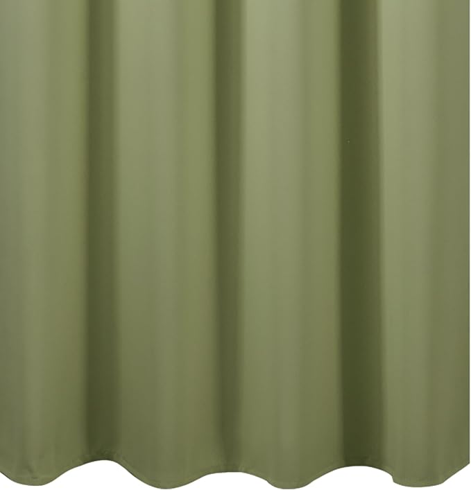 LEMOMO Sage Green Blackout Curtains 66 x 63 Inch Length/Set of 2 Curtain - Image 8