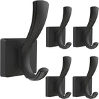 TOFIIGREM Black Towel Hooks Coat Hook, Towels Robe Holder by TOFIIGREM