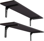 DINZI LVJ Long Wall Shelves, 39.4Inch Wall Mounted Shelves Set of 2, Extra by DINZILVJ