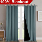 NICETOWN 100% Blackout Blinds, Laundry Room Decor Window Treatment Curtains - Image 2