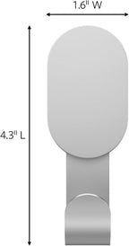 3M CLAW 25 lb. 2 Drywall Silver Hooks & 2 Extra Picture Hangers, Heavyweight - Image 2