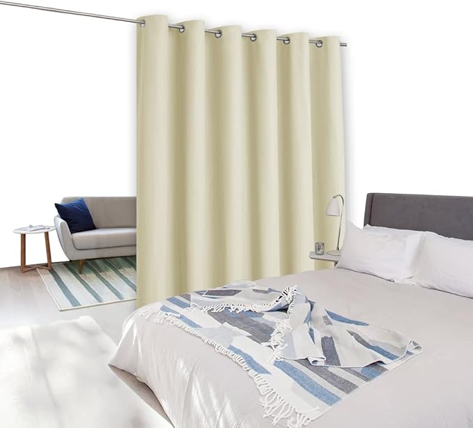 NICETOWN Privacy Room Separating Divider, Wall Space Dividers Curtain Screen - Image 8