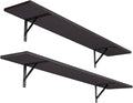 DINZI LVJ Long Wall Shelves, 47.3Inch Wall Mounted Shelves Set of 2, Extra by DINZILVJ