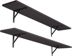 DINZI LVJ Long Wall Shelves, 47.3Inch Wall Mounted Shelves Set of 2, Extra by DINZILVJ