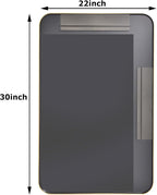Easly 30 x 22 Inch Gold Bathroom Mirror - Image 7
