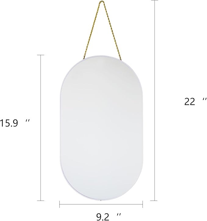 Oval Mirror, Oval Wall Mirror - Image 4