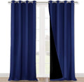 NICETOWN 100% Blackout Curtains 108 inches Long, Noise Reduction Window by NICETOWN