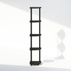Furinno Turn-N-Tube Storage Shelves, 5-Tier Book Shelf, Corner Shelf, Toolless - Image 7
