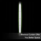 LEMOMO Blackout Curtains 52 x 90 Inch Long Light Green Curtains Set of 2 Panels - Image 3