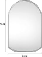 Suidia Bathroom Mirror, Frameless Bathroom Mirror - Image 3