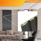 OUZUGIE 8-Pack 57 Inches, WPC Slat Wall Panel Trim, Corner Guard - Image 3