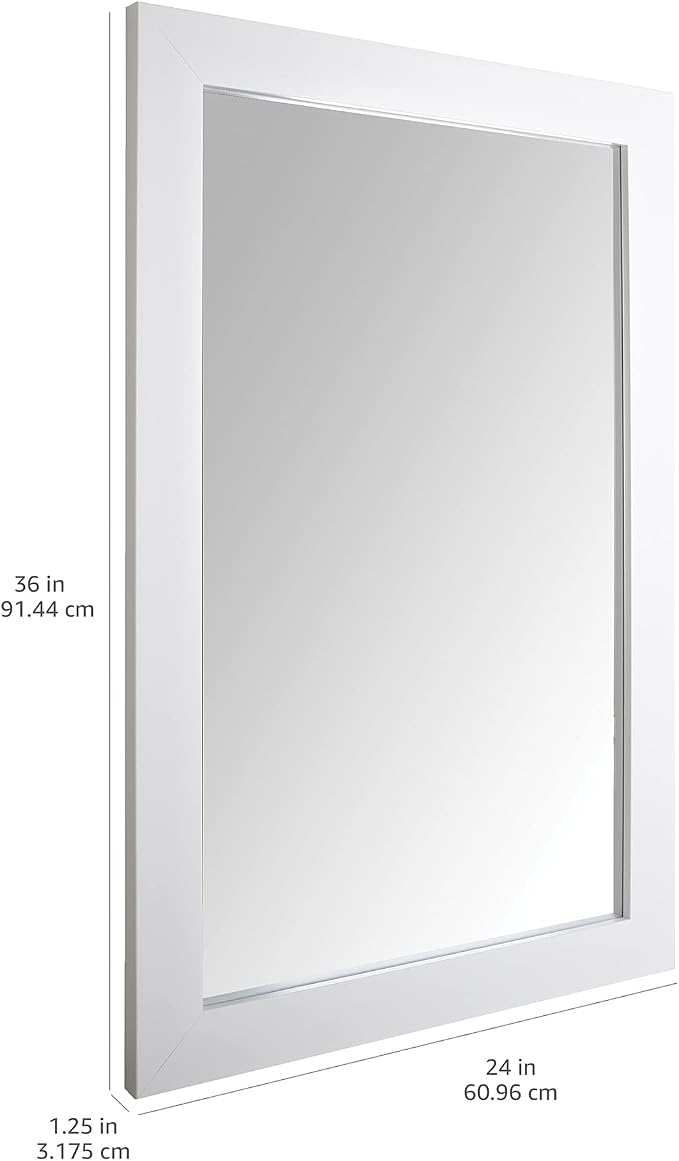 Amazon Basics Rectangular Wall Mount Mirror - Image 5