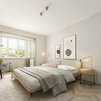 Cohoo Home Silk White Wallpaper Peel and Stick Contact Paper White Textured - Image 5