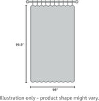 NICETOWN Privacy Room Divider Curtain Screen Partitions, Basement Hospital - Image 10