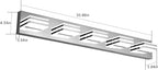 LED Vanity Lighting 30W Lights for Mirror 5 Light Bath Wall Lamps 34 Inch - Image 9