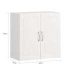 SoBuy Kitchen Wall Cabinet for Laundry Room, Medicine Cabinet for Bathroom - Image 2