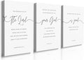GUBIYU The Lord Your God Is Good Wall Art Black and White Christian Home Decor by GUBIYU