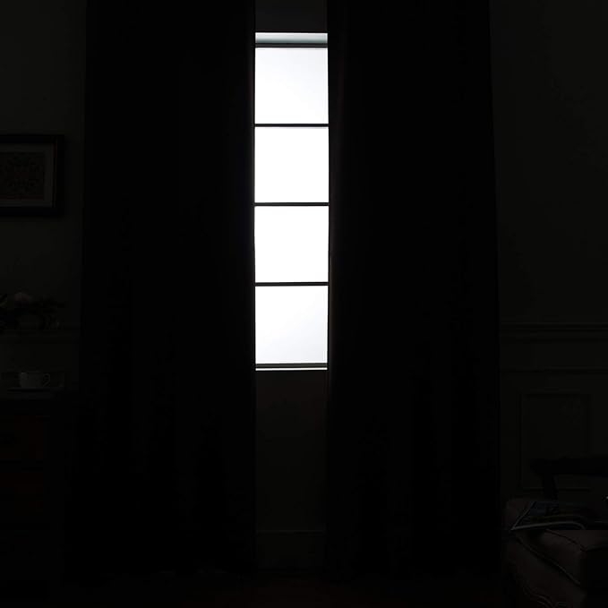 Yakamok 84 Inch Long 100% Blackout Curtains - Image 9