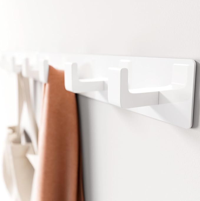 GWAAZXGZ White Coat Rack Wall Mount - Image 7