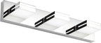 SineRise LED Modern Bathroom Vanity Light Fixtures, Chrome Modern Acrylic by SINERISELIGHTING