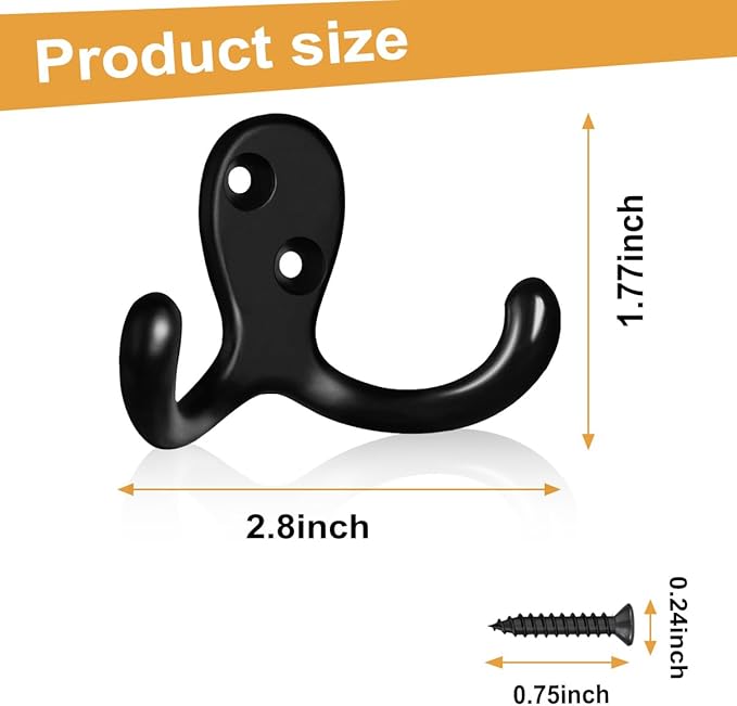 CBWLWJ 15 Pack Coat Hooks Wall Hooks - Image 7