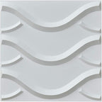 Art3d 19.7" x 19.7" Wall Panel Wave by Art3d