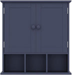 TaoHFE Blue Bathroom Over The Toilet Storage Cabinet, Wall Medicine Cabinet - Image 5