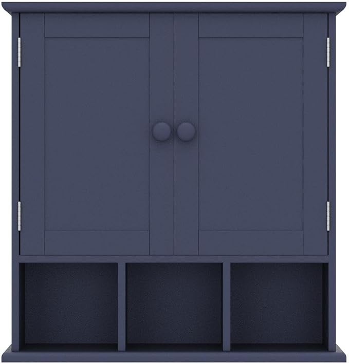 TaoHFE Blue Bathroom Over The Toilet Storage Cabinet, Wall Medicine Cabinet - Image 5