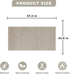 3D Wall Panels - 4PCS 47.2"x23.6" Faux Stone Wall Covering - MCM Modified Clay - Image 5