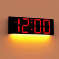 JALL 12'' Large Digital Wall Clock, Big LED Number Dispaly, RGB Colors by JALL