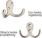 IBosins 20 Pack Heavy Duty Coat Hooks Wall Mounted - Image 3