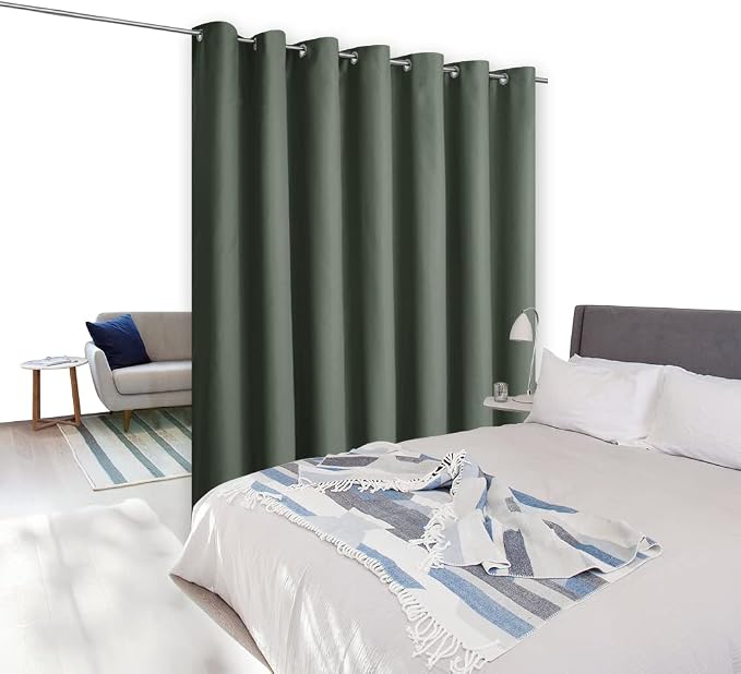 NICETOWN Ceiling Curtains, Room Divider Curtain Screen Partition, Vertical Blind - Image 9
