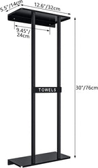 STWWO Towel Racks for Bathroom, Bathroom Towel Storage Wall Mounted 30 inch - Image 3