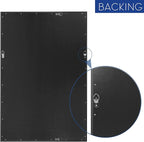 Modern Simple Black Frame 40x24Inch Mirror - Image 5