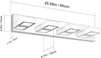 Ralbay LED Modern Vanity Light Bathroom Vanity Lights Over Mirror Acrylic - Image 3