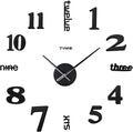 AILILIFE 20-28 Inch DIY Wall Clock 3D Frameless Silent Non-Ticking, Modern by AILILIFE
