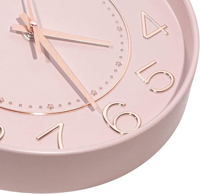 HZDHCLH 10 inch Small Wall Clocks Battery Operated, Silent No Ticking Clock - Image 5