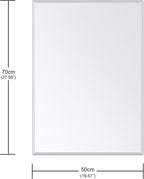 Ruomeng Wall Mirror Beveled Edge Frameless Mirror 20” x 28“ Wall Mounted Mirror - Image 4