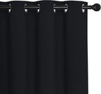 NICETOWN Black Blackout Curtain 78 inches Long - Image 3
