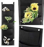 LITLANDSTAR Hanging Planter Bags, 2 Pack 7 Pocket Hanging Vertical Wall Planter - Image 5