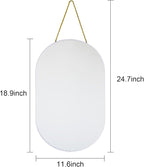 Oval Mirror, Oval Wall Mirror - Image 2