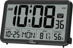 WallarGe Auto Set Digital Wall Clock Battery Operated, Desk Clocks by WallarGe