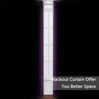 LEMOMO Blackout Curtains 52 x 120 Inch Long Purple Curtains Set of 2 Panels - Image 3