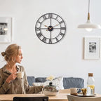 Large Industrial Wall Clock - Image 6