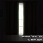 LEMOMO Sage Green Thermal Blackout Curtains/38 x 63 Inch/Set of 2 Panels Room - Image 3