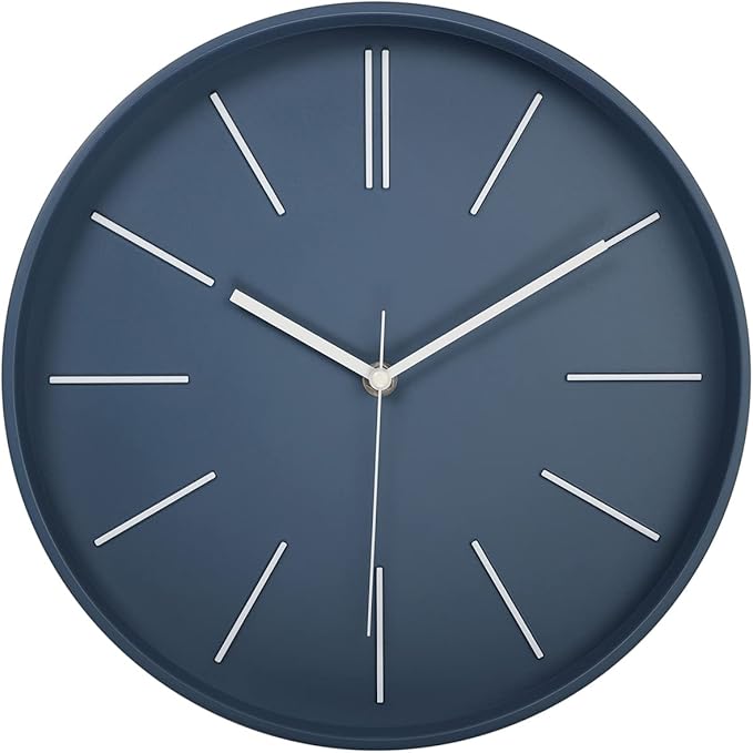 zyzamay Modern Wall Clock, 12 Inch Round Bright Colorful 3D Wall Clocks by ZYZAMAY